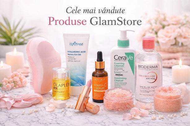 Cele mai vandute produse de ingrijire, unghii si accesorii beauty de la GlamStore România
