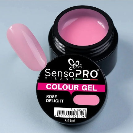 Gel UV Rose Delight creat special pentru tineret, unghii speciale pentru iesirile de seară 