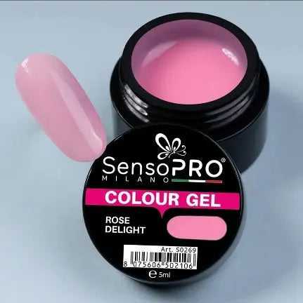 Gel UV Rose Delight creat special pentru tineret, unghii speciale pentru iesirile de seară 