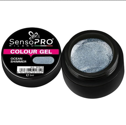 Gel uv ocean shimmer pentru constructie unghii profesionale pentru evenimente speciale
