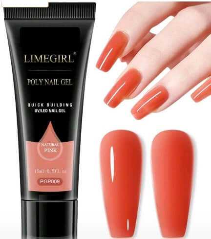 Gel profesional pentru extensii de unghii Limegirl 15ml culoare jelly pentru îngroșare rapidă și artă unghii acrilice
