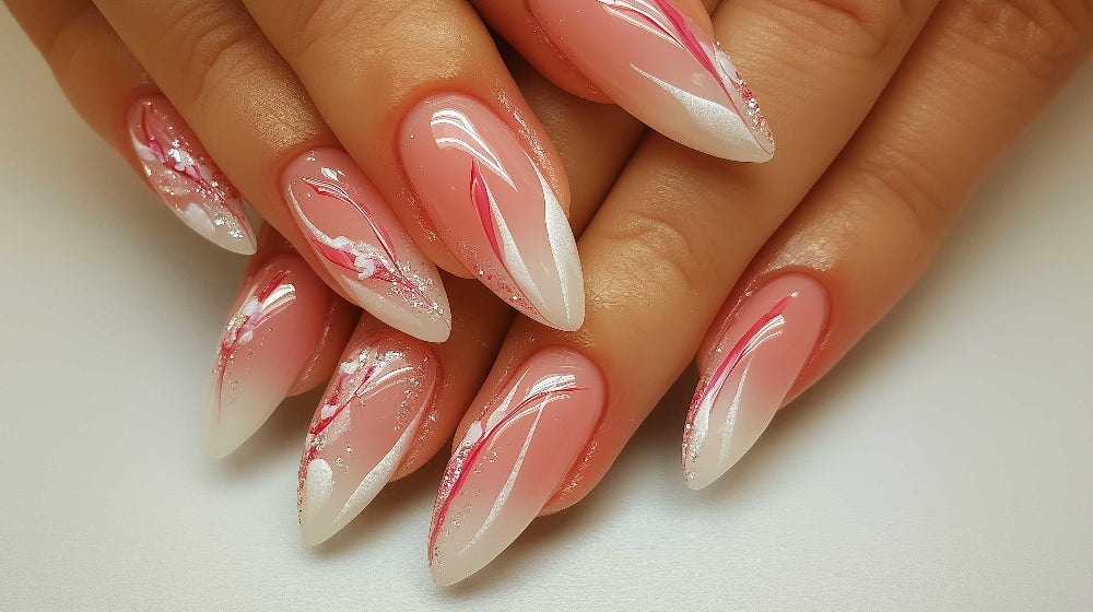 Unghii cu gel acasă realizat cu ajutorul acestui kit complet 