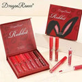 Kit complet de rujuri 6 nuante de rosu pentru buze catifelate