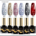 Kit unghii gel uv 6 culori pentru manichiură perfectă de invidiat