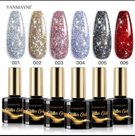 Kit gel uv unghii 6 culori pentru manichiură perfectă de invidiat