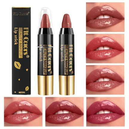 Kit rujuri 6 culori intense pentru buze frumoase și seducătoare rezistente la apă 