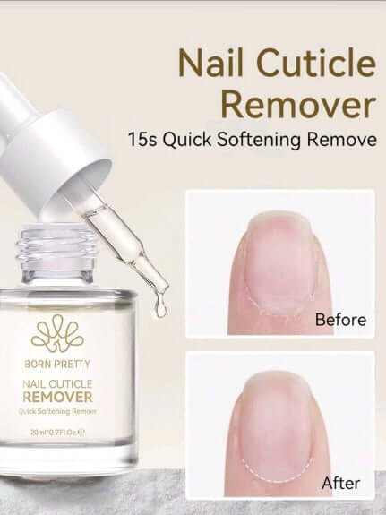 Gel pentru îndepărtarea cuticulelor BORN PRETTY 20ml, tratament rapid pentru manichiură femei