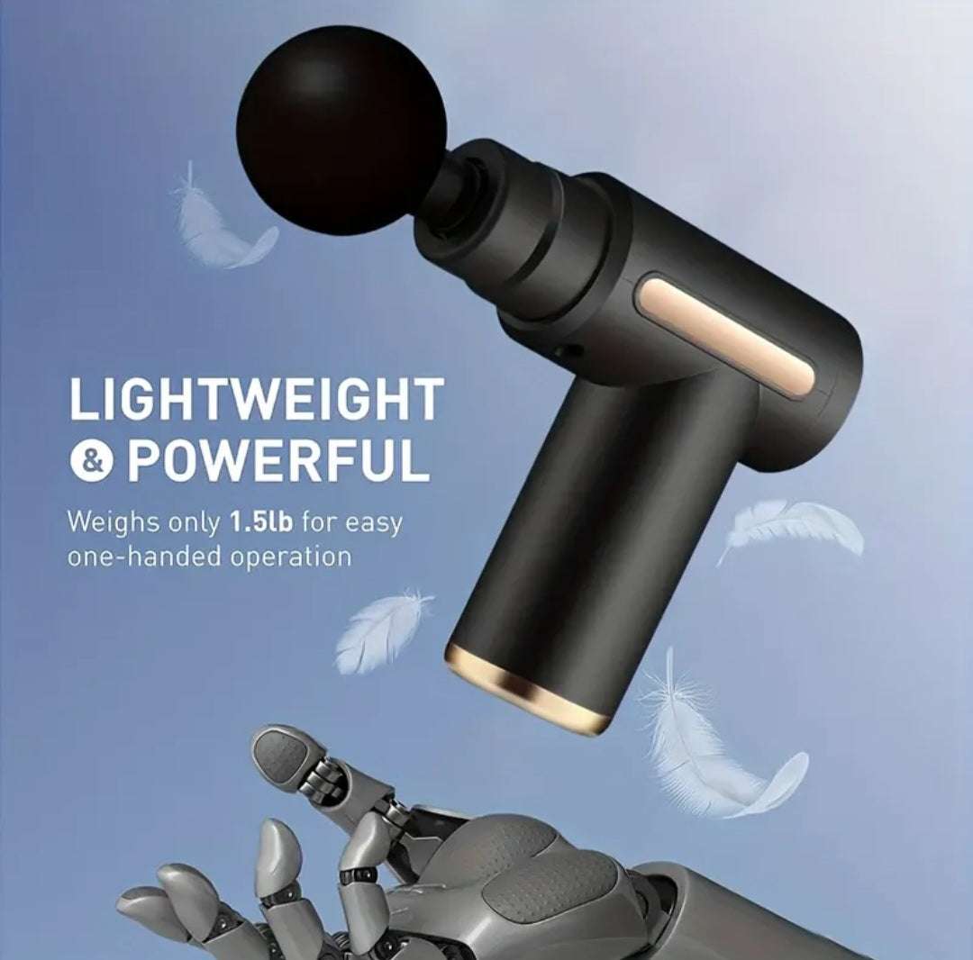 Articol modern portabil pentru masaj muscular cu 6 viteze și design compact