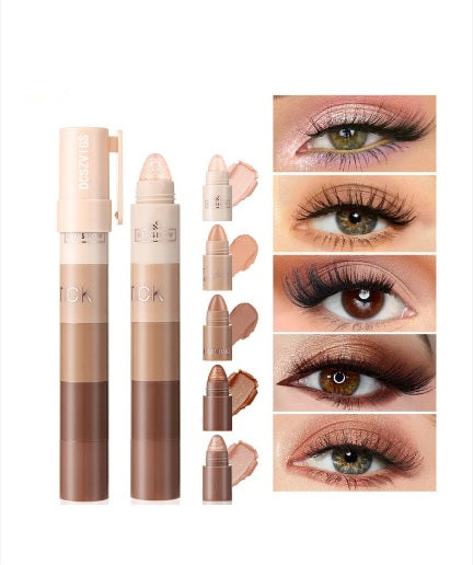 Paleta 5 farduri de pleoape, Lumina inalta, DCSZVIGS®, Aspect stralucitor intens pentru pleoapele tale