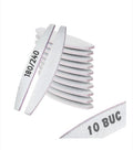 Set de 10 pile pentru unghii cu granulatie 180/240 pentru Modelare, Finisare si Intretinere Unghii Naturale si Artificiale Manichiura