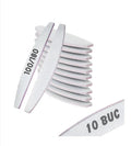 Set de 10 pile refolosibile LEWER cu granulatie 100/180 pentru utilizare indelungata 