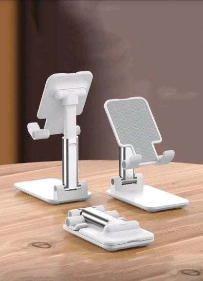 Suport pliabil pentru telefon și tabletă reglabil și portabil pentru utilizare hands-free acasă, la birou sau în călătorii