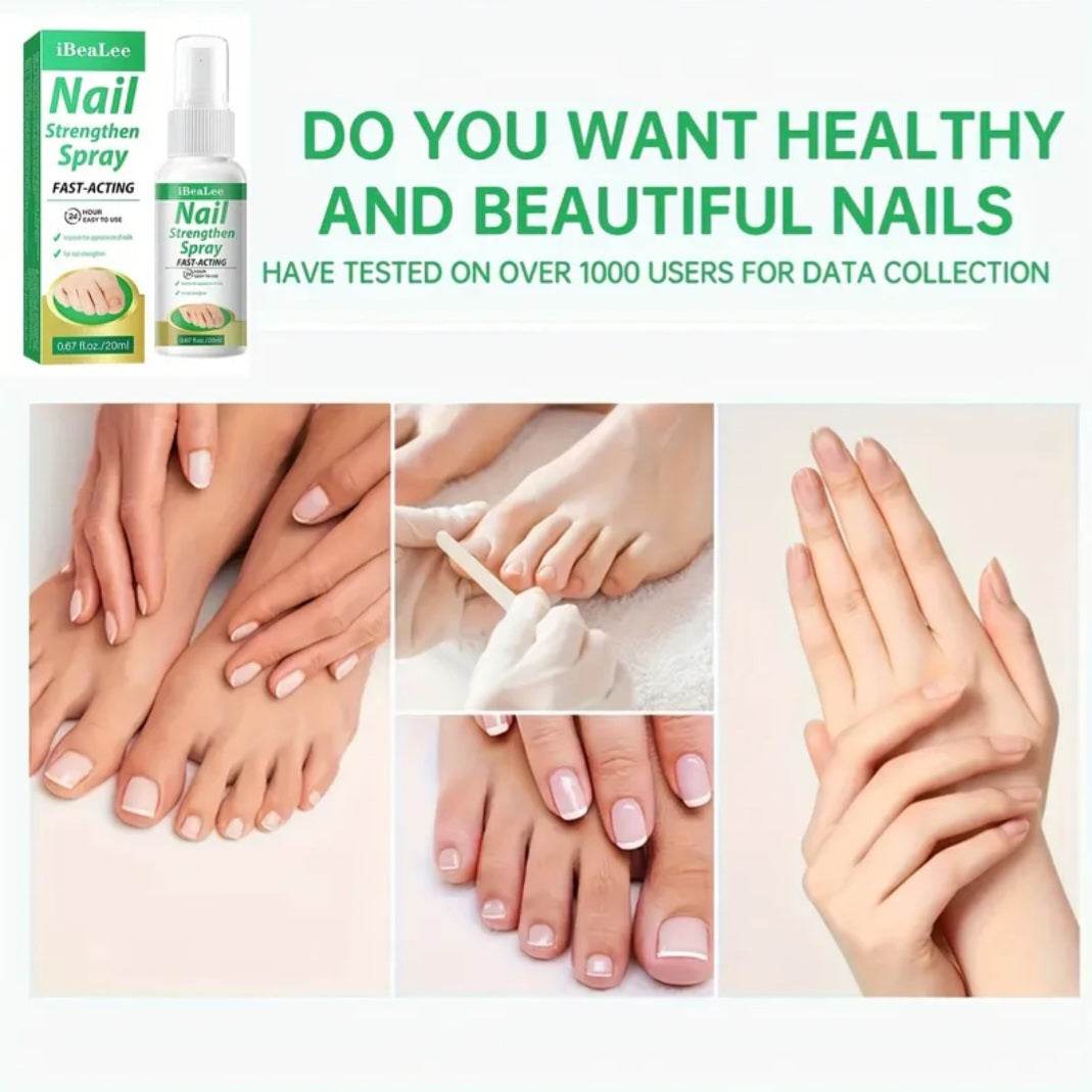 Sprai pentru repararea unghiilor revitalizează unghiile terne și fragile, întărește și redă strălucirea.