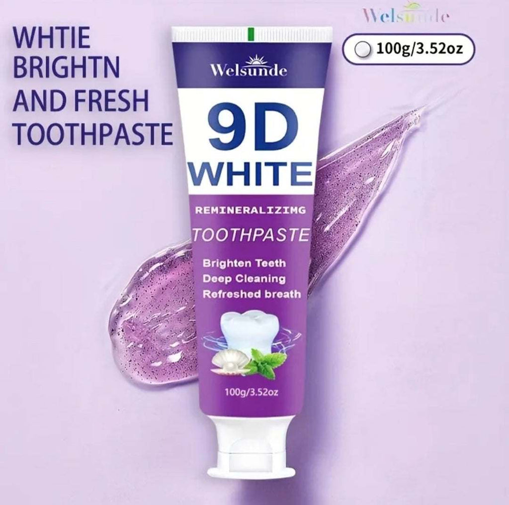 Tub Pastă de dinți 9D Violet pentru albire rapidă și respirație proaspătă